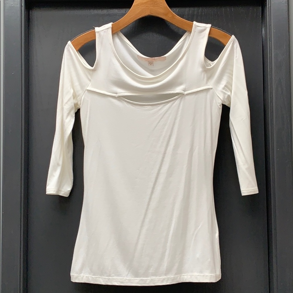 Guess Top - Cutout, off white, size M
